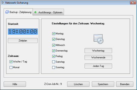 automatische Datensicherung mit Z-Cron