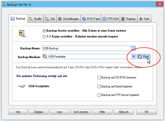 CLS Festplatten Datensicherung