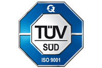 Wir sind zertifiziert durch den T�V S�D - ISO 9001