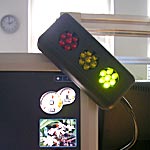 Backup Ampel am Computer