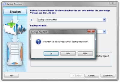 Windows Mail Backup