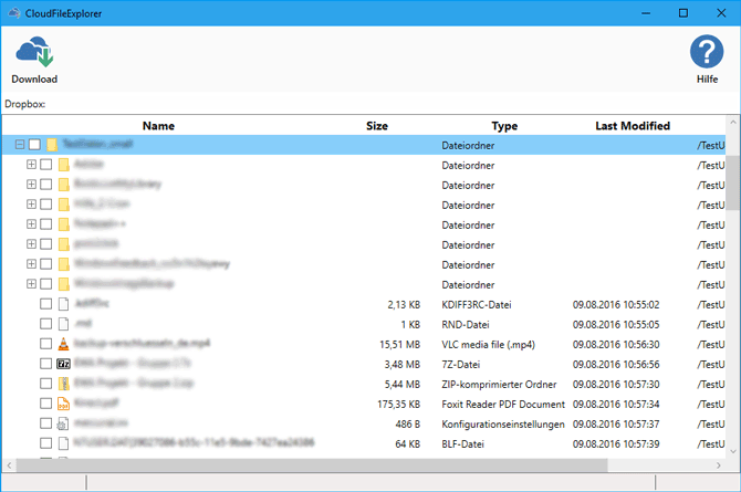 Z-CloudBackup Cloud Explorer