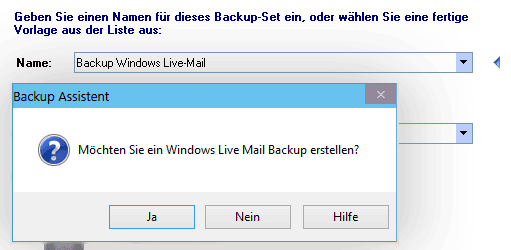 Windows Mail Backup