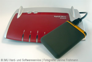 FRITZ!Box 7390 mit USB-Laufwerk