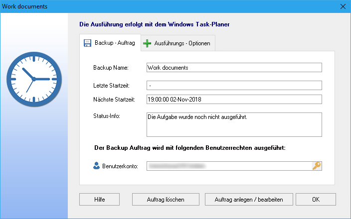 Zeitplanung Windows Task Scheduler