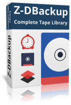 Server Backup Z-DBackup Complete Tape Library Boxshot
